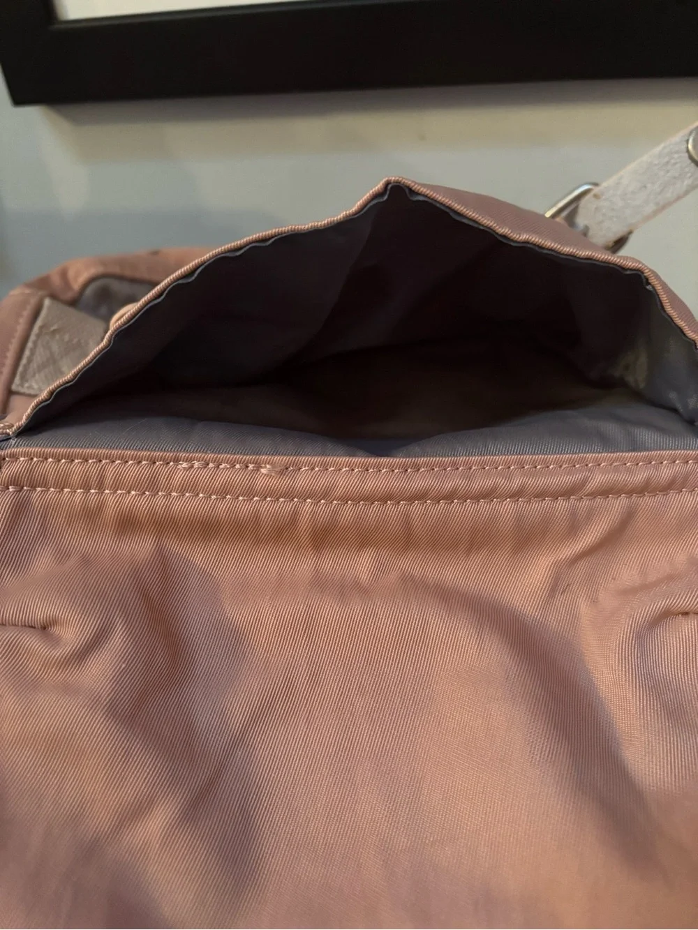 Pink Canvas Utility Backpack